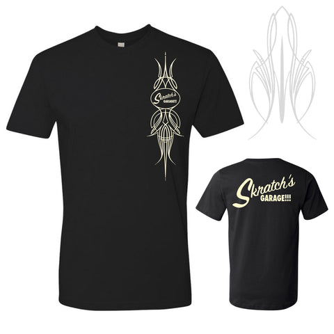 Skratch's Garage Pinstripe T-Shirt
